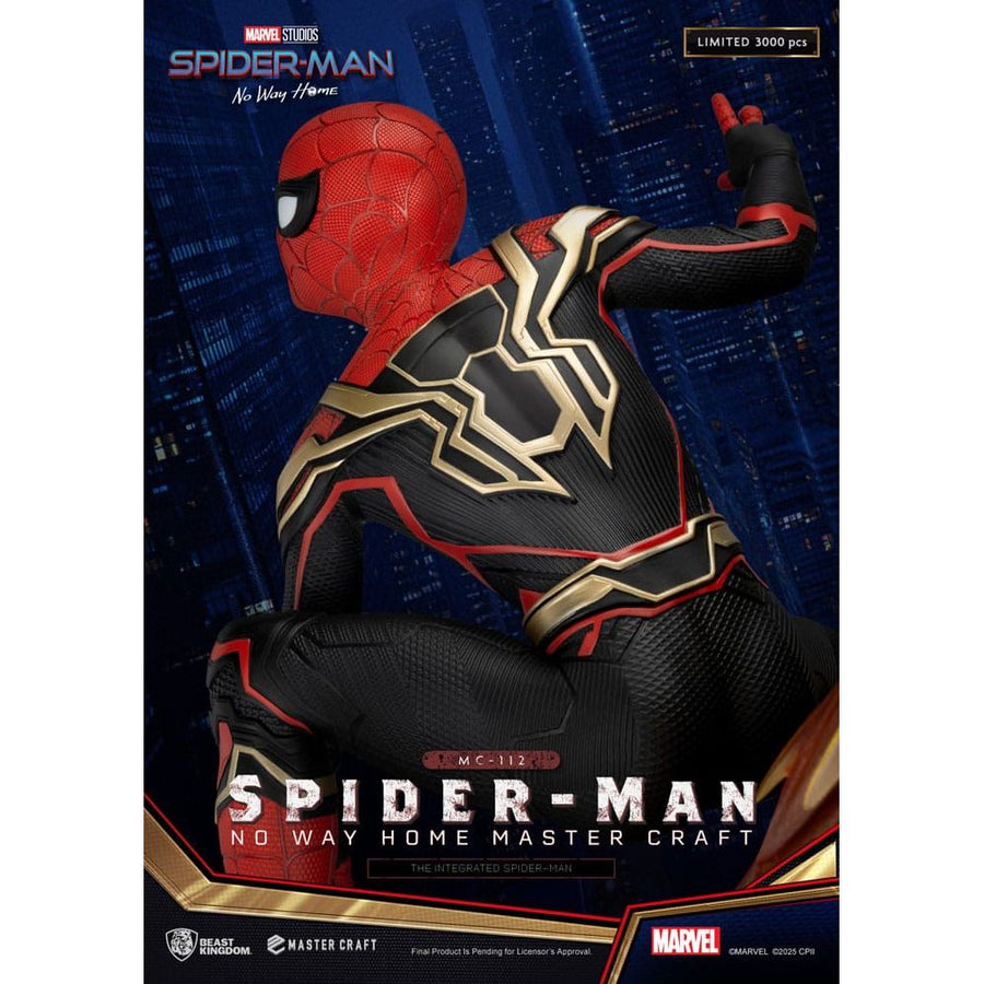 Spider - Man: No Way Home Master Craft Statue The Integrated Spider - Man 31 cm - The Happy Toy Store