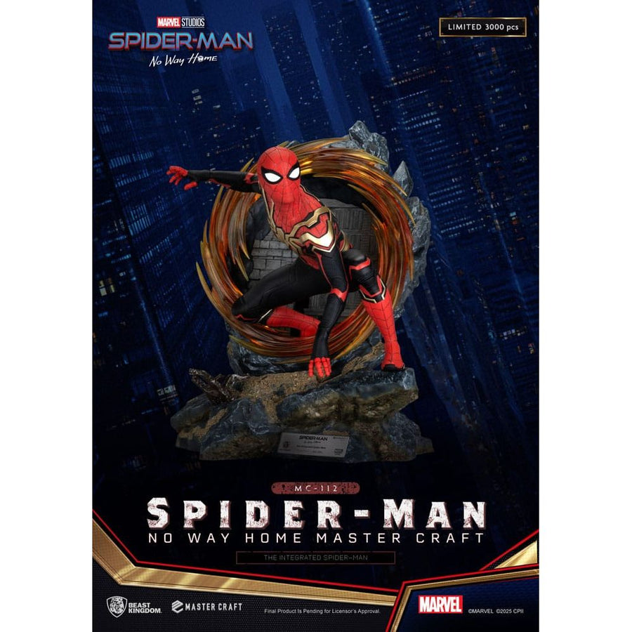 Spider - Man: No Way Home Master Craft Statue The Integrated Spider - Man 31 cm - The Happy Toy Store