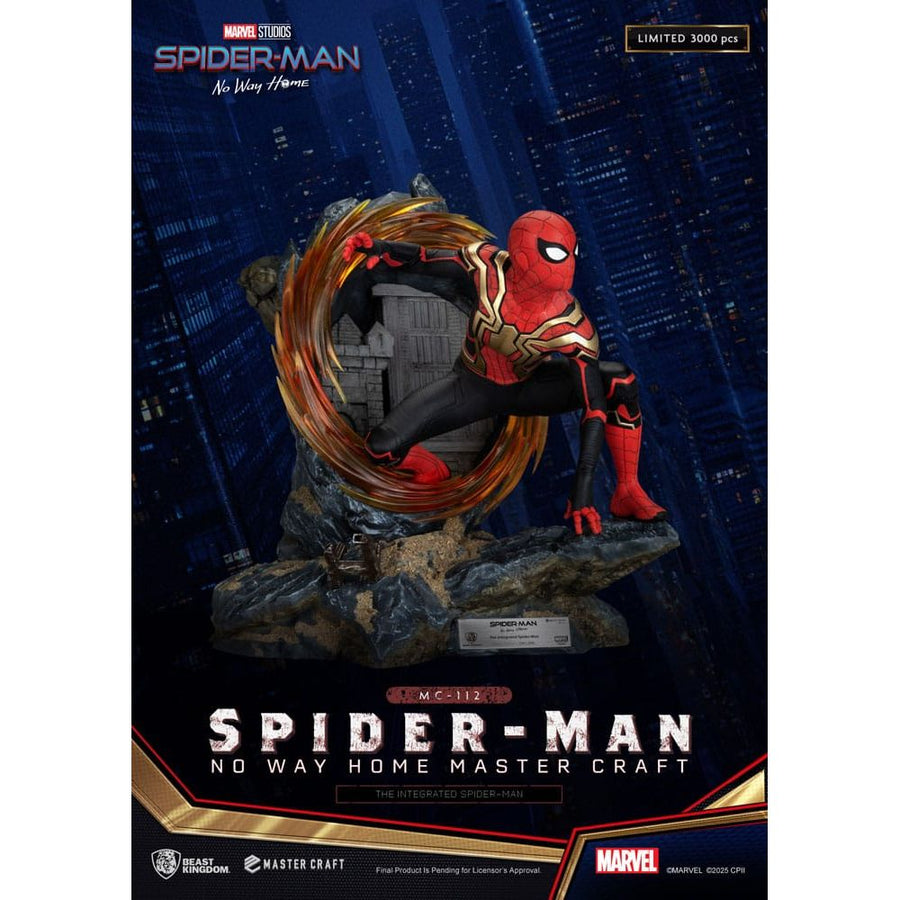 Spider - Man: No Way Home Master Craft Statue The Integrated Spider - Man 31 cm - The Happy Toy Store