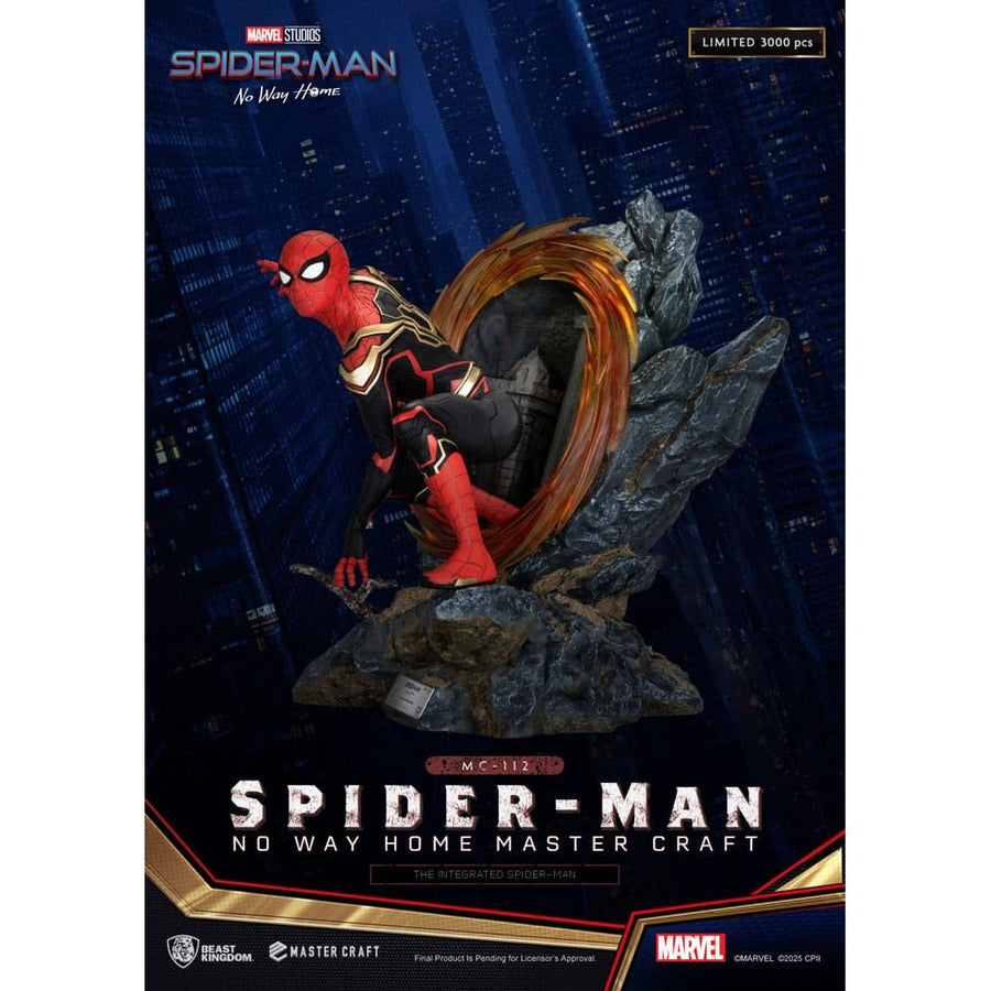 Spider - Man: No Way Home Master Craft Statue The Integrated Spider - Man 31 cm - The Happy Toy Store