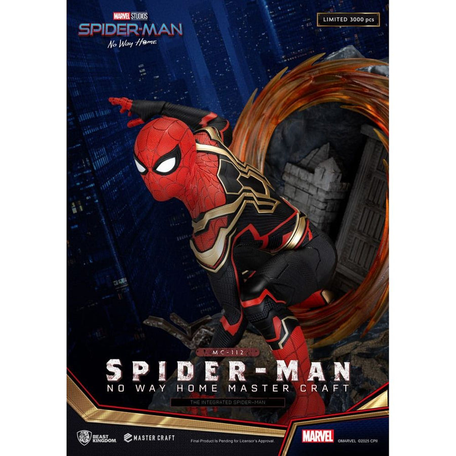 Spider - Man: No Way Home Master Craft Statue The Integrated Spider - Man 31 cm - The Happy Toy Store