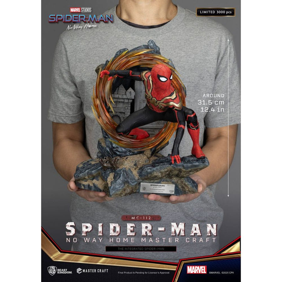 Spider - Man: No Way Home Master Craft Statue The Integrated Spider - Man 31 cm - The Happy Toy Store