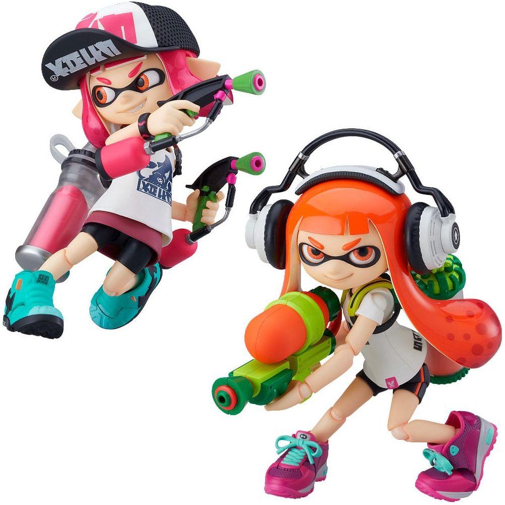 Splatoon/Splatoon 2 Figma Action Figure Splatoon Girl DX Edition 10 cm - The Happy Toy Store