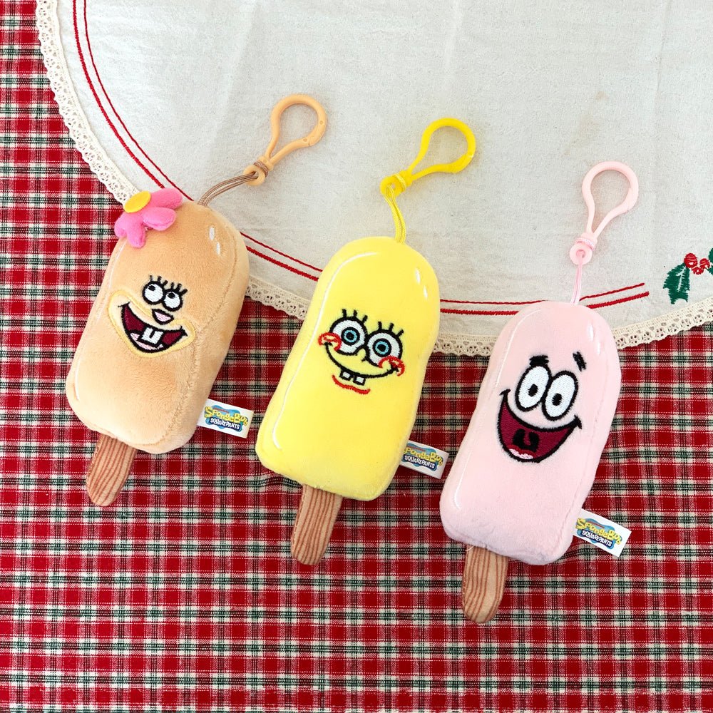 Sponge Bob Square Pants Ice Cream Key Chain Bag Charm - The Happy Toy Store