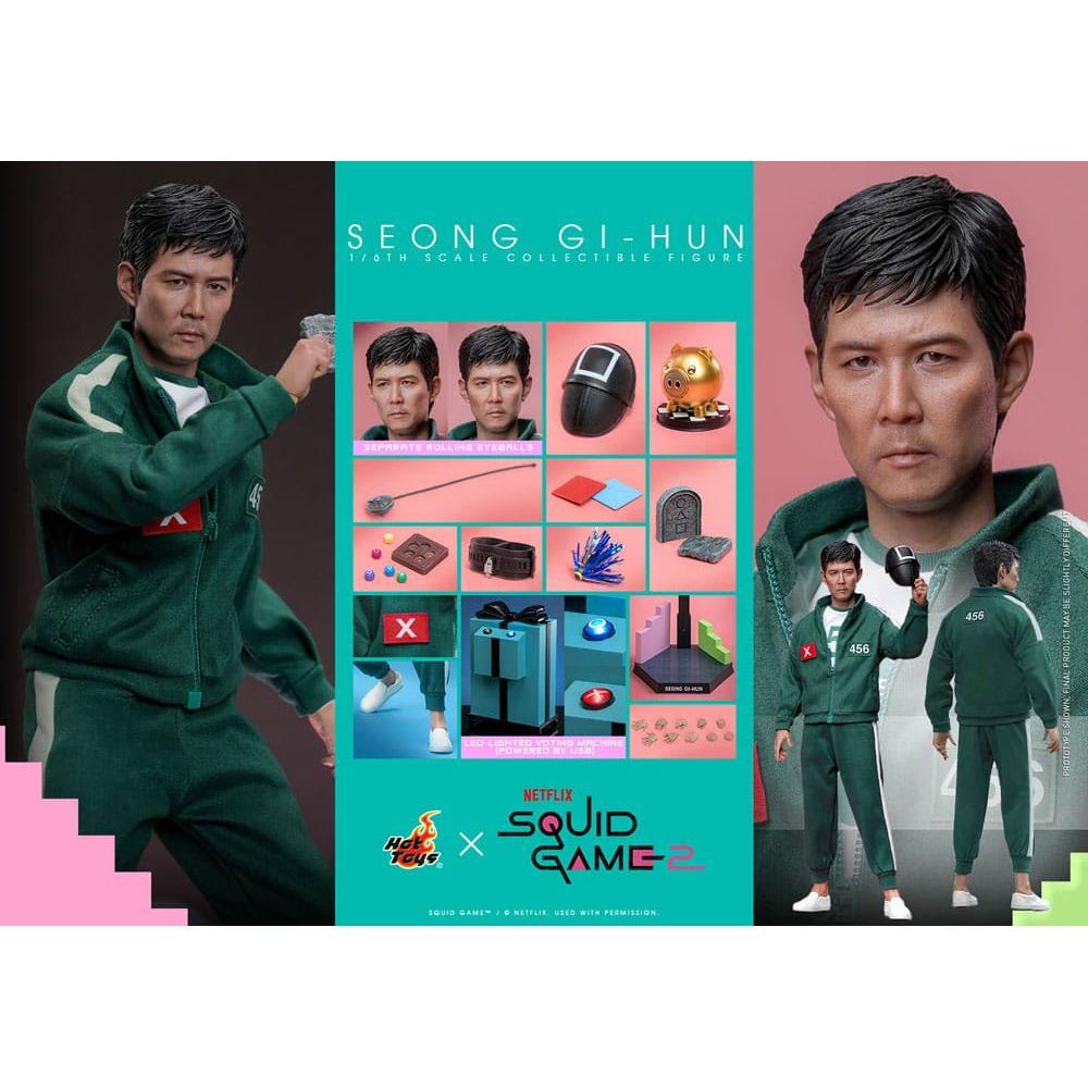 Squid Game 2 Action Figure 1/6 Seong Gi - hun 30 cm - The Happy Toy Store
