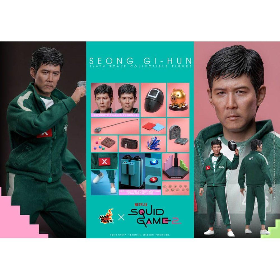 Squid Game 2 Action Figure 1/6 Seong Gi - hun 30 cm - The Happy Toy Store