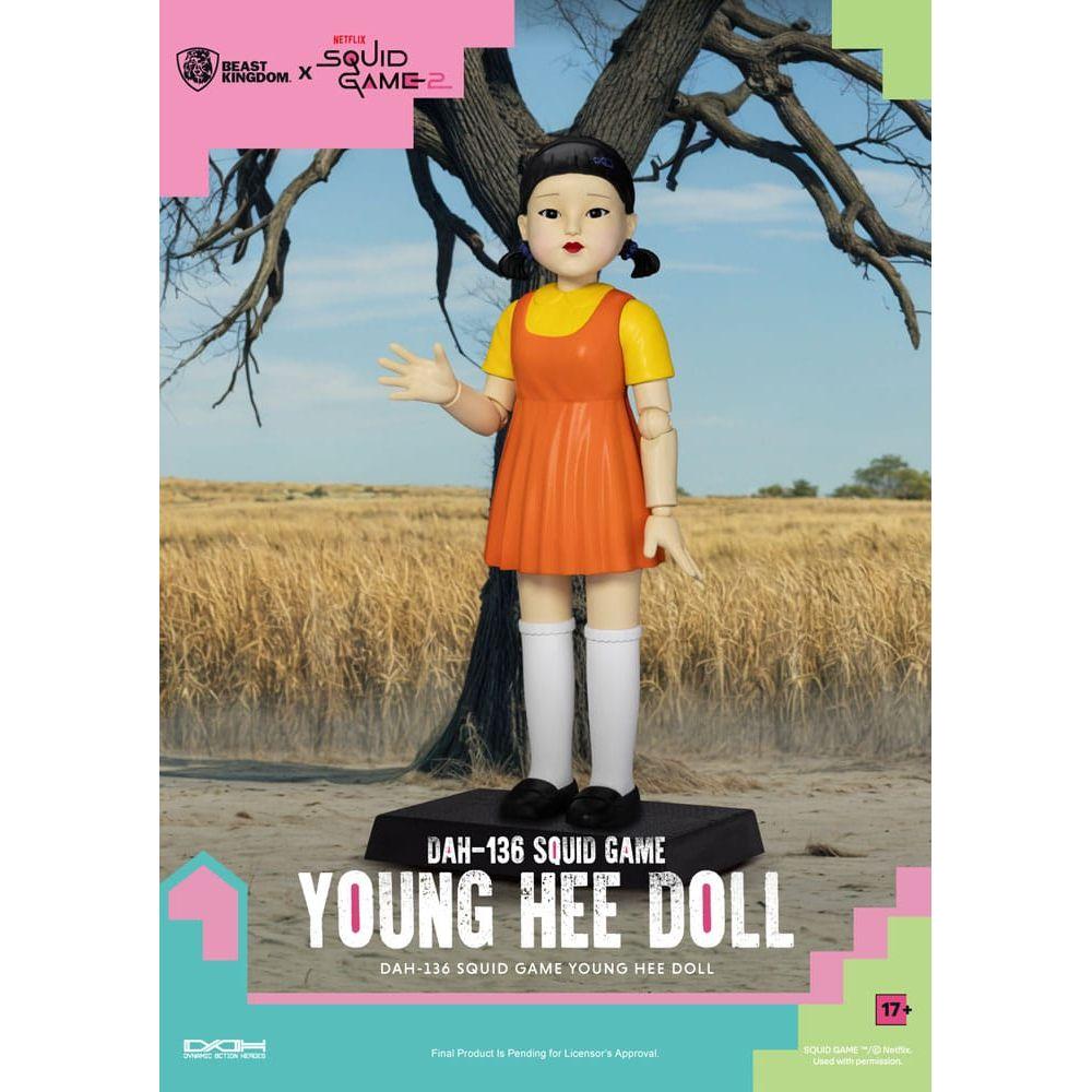 Squid Game Action Figure with Sound Young Hee Doll 30 cm - The Happy Toy Store