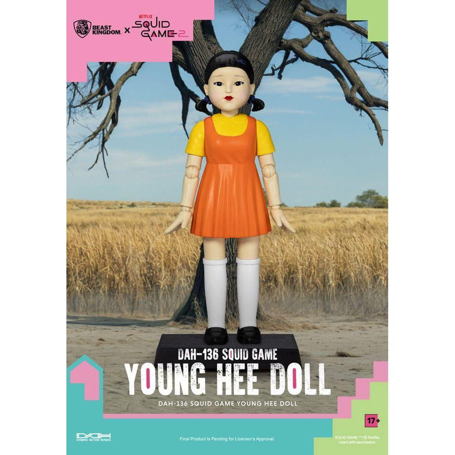 Squid Game Action Figure with Sound Young Hee Doll 30 cm - The Happy Toy Store