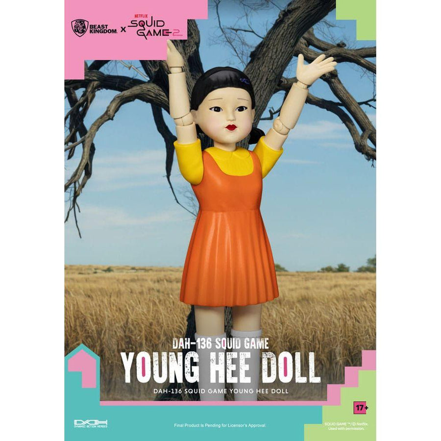 Squid Game Action Figure with Sound Young Hee Doll 30 cm - The Happy Toy Store