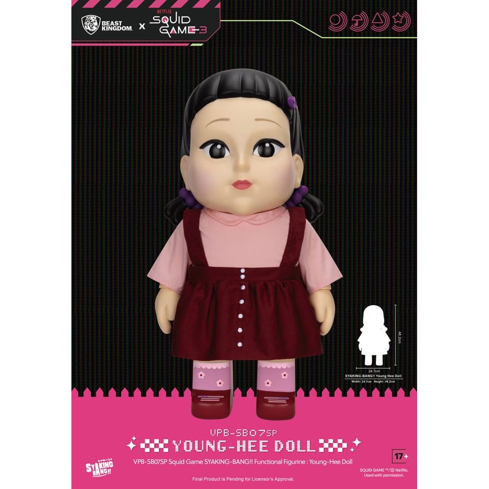 Squid Game Syaking Bang Figure/Coin Bank Young - Hee Doll Season 3 48 cm - The Happy Toy Store