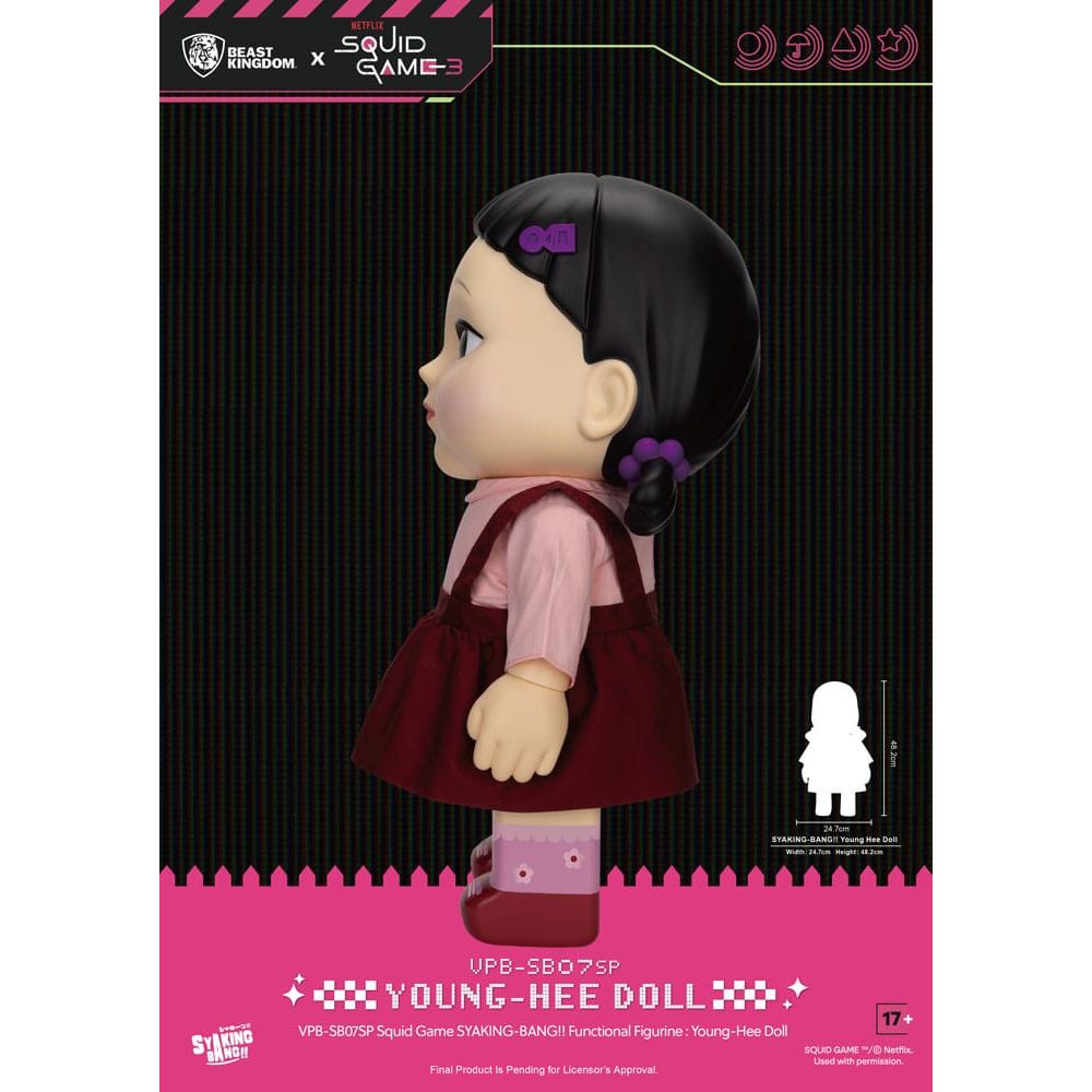 Squid Game Syaking Bang Figure/Coin Bank Young - Hee Doll Season 3 48 cm - The Happy Toy Store