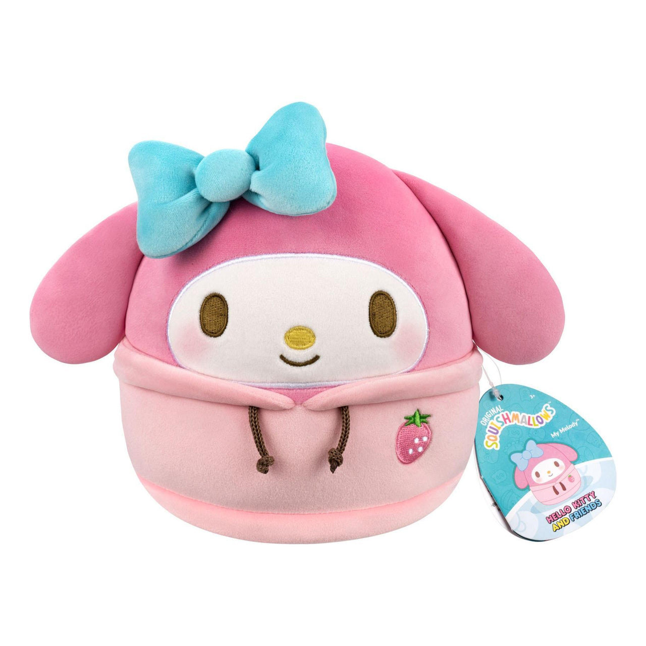 Squishmallows Sanrio 8" Hoodie Plush My Melody - The Happy Toy Store