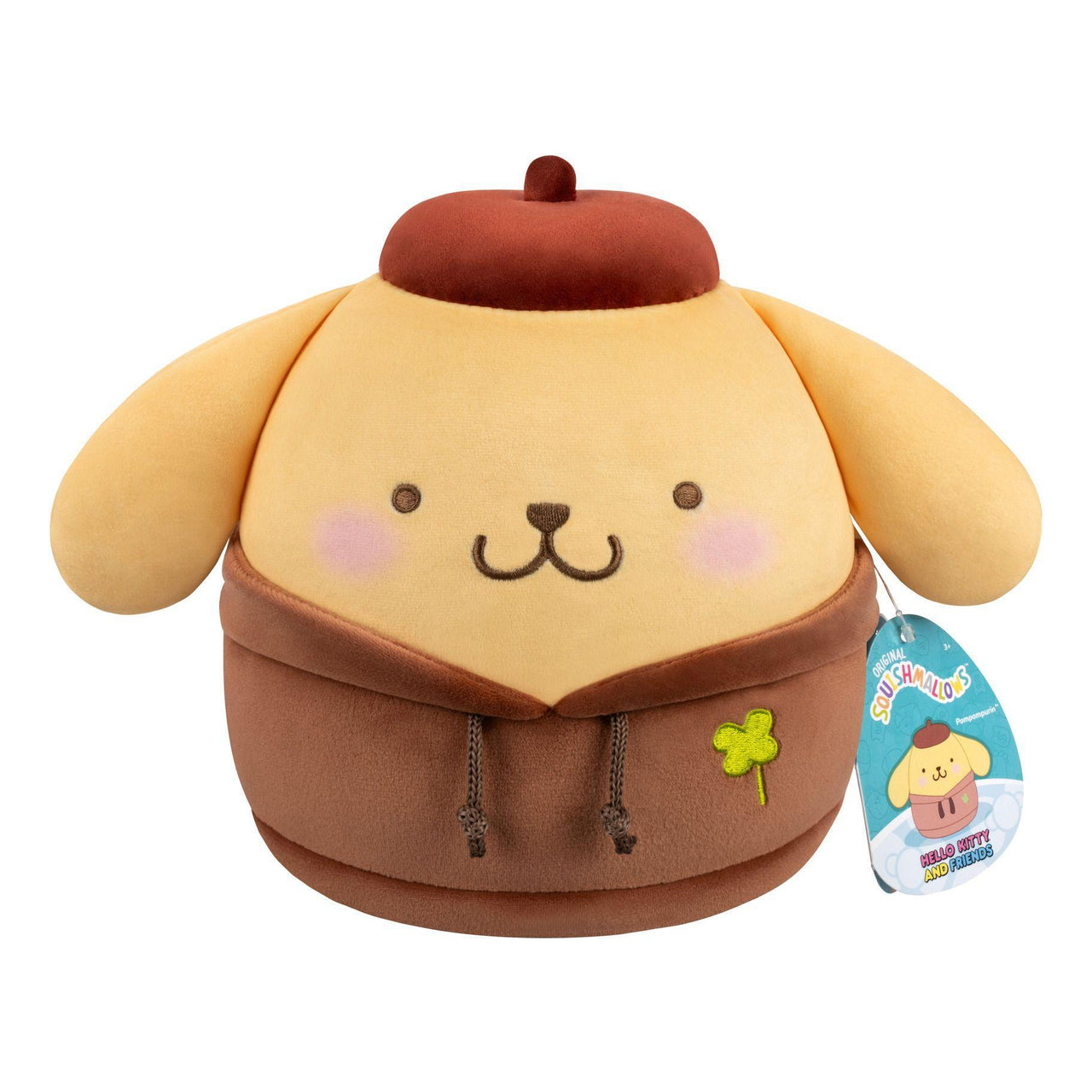 Squishmallows Sanrio 8" Hoodie Plush Pompompurin - The Happy Toy Store