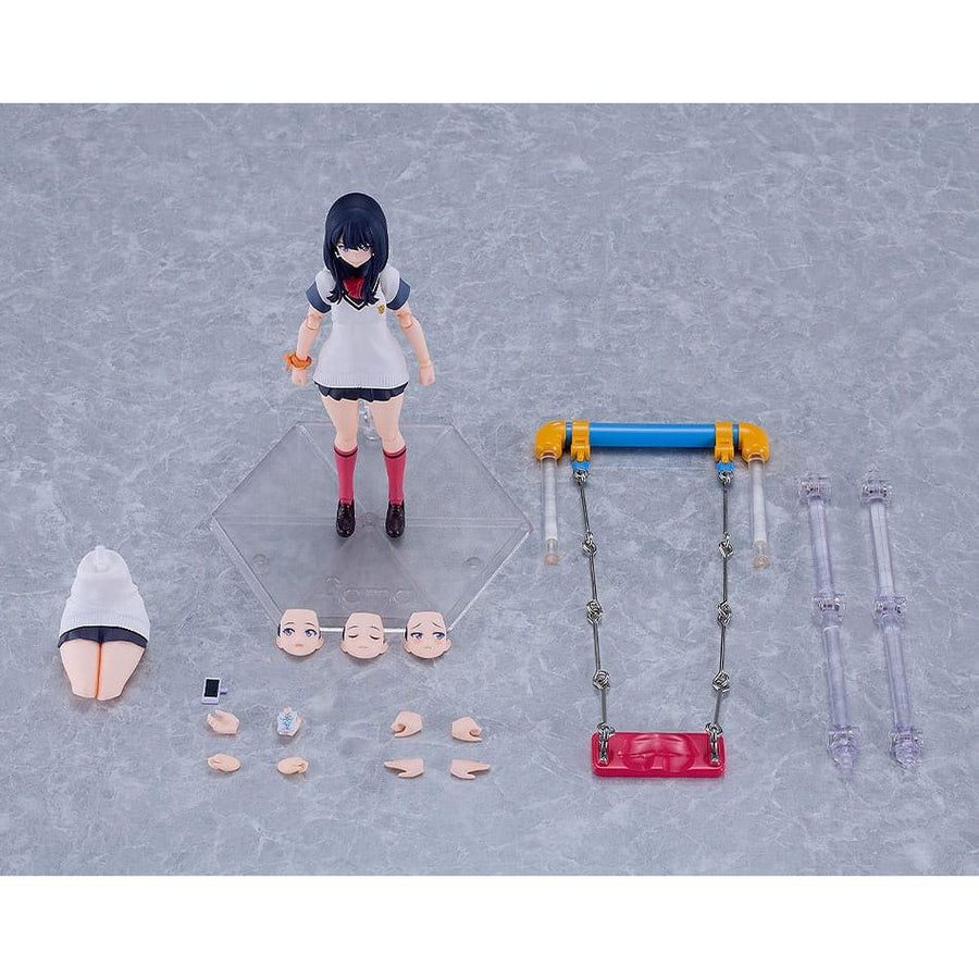 SSSS. Gridman Figma Action Figure Rikka Takarada: Gridman Universe Ver. 14 cm - The Happy Toy Store