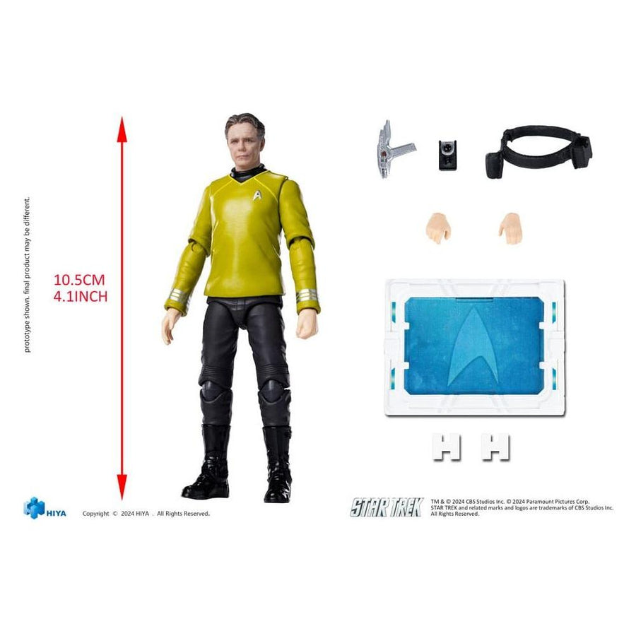 Star Trek 2009 Exquisite Mini Series Action Figure 1/18 Pike 10 cm - The Happy Toy Store