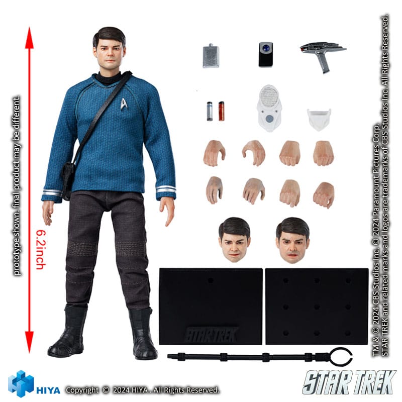 Star Trek 2009 Exquisite Super Series Action Figure 1/12 McCoy 16 cm - The Happy Toy Store