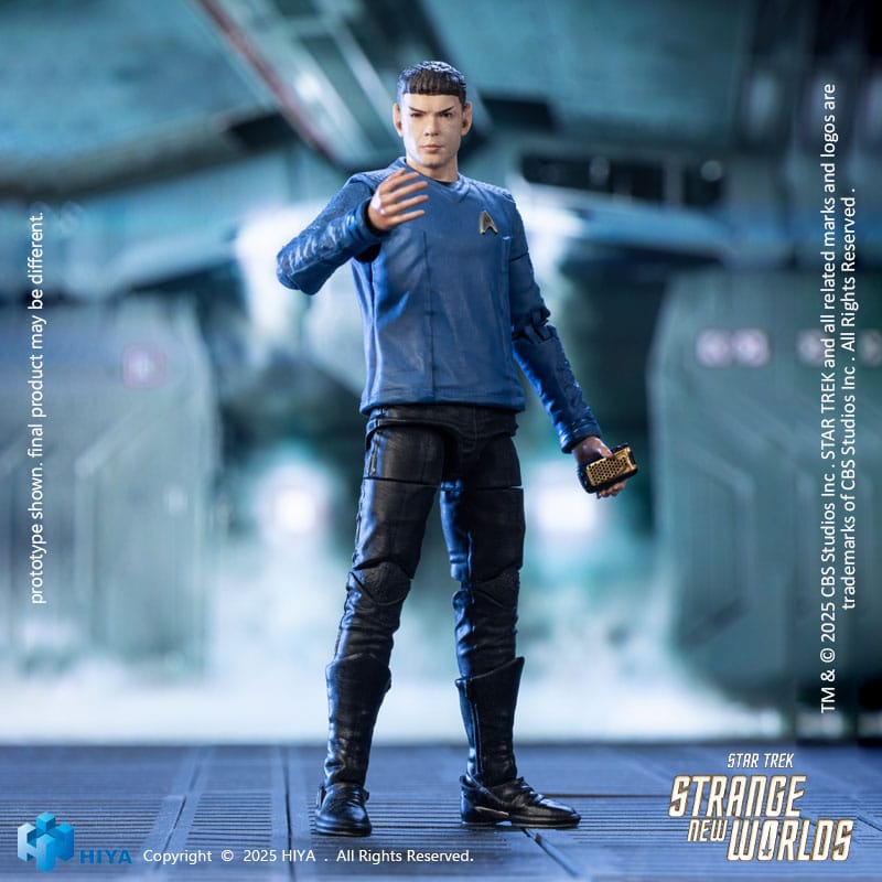 Star Trek Strange New Worlds Exquisite Mini Series Action Figure 1/18 Spock 11 cm - The Happy Toy Store