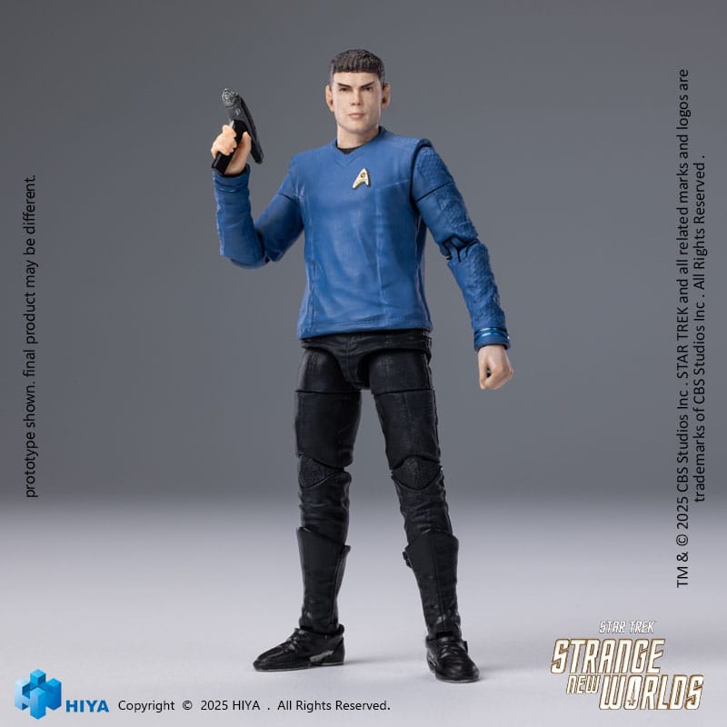 Star Trek Strange New Worlds Exquisite Mini Series Action Figure 1/18 Spock 11 cm - The Happy Toy Store