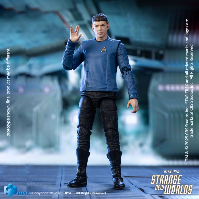 Star Trek Strange New Worlds Exquisite Mini Series Action Figure 1/18 Spock 11 cm - The Happy Toy Store