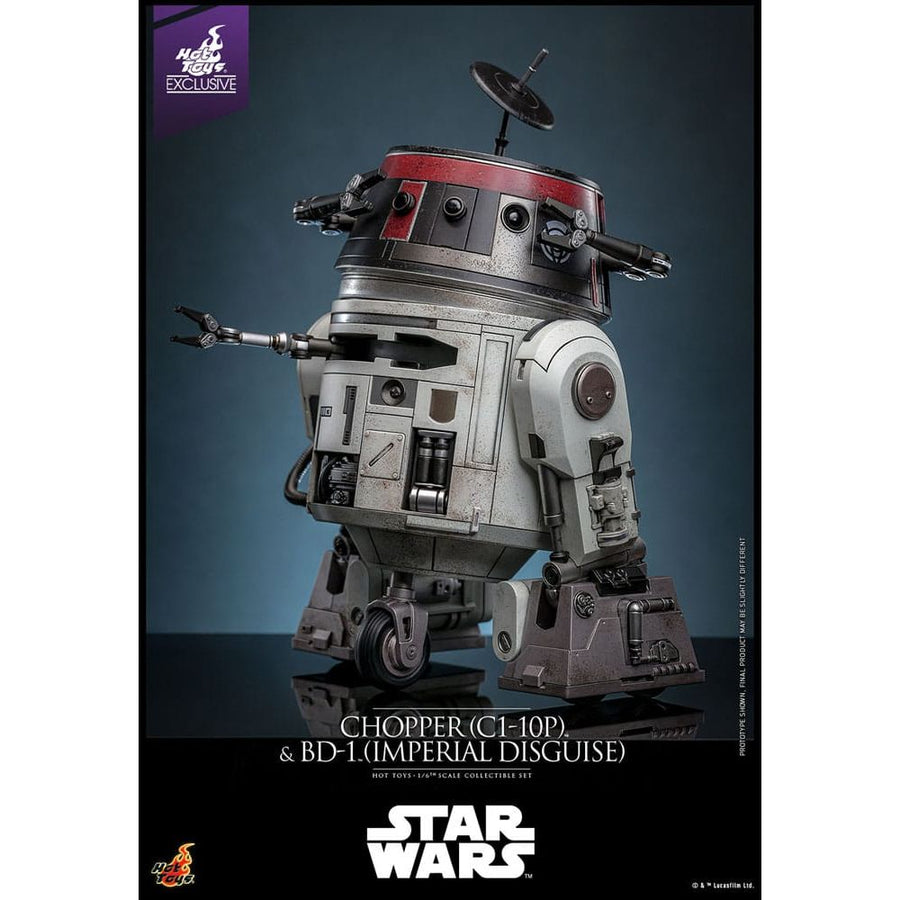 Star Wars Action Figure Set 1/6 Chopper (C1 - 10P™) & BD - 1™ (Imperial Disguise) 18 cm & 8 cm - The Happy Toy Store