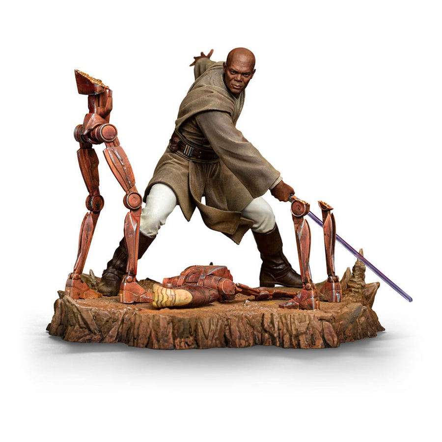 Star Wars Art Scale Statue 1/10 Mace Windu 18 cm - The Happy Toy Store