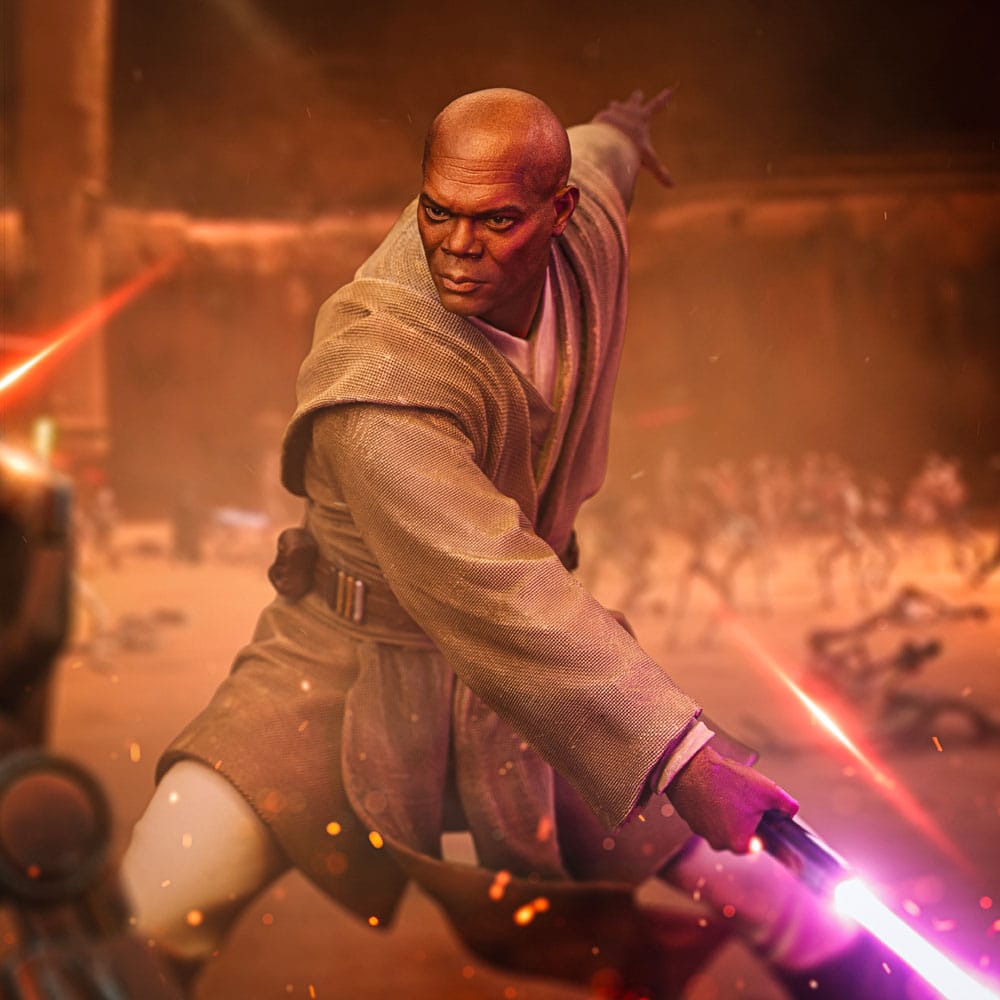 Star Wars Art Scale Statue 1/10 Mace Windu 18 cm - The Happy Toy Store
