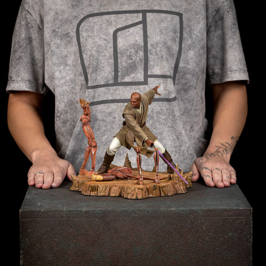 Star Wars Art Scale Statue 1/10 Mace Windu 18 cm - The Happy Toy Store