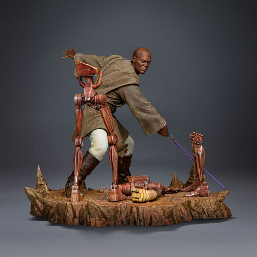 Star Wars Art Scale Statue 1/10 Mace Windu 18 cm - The Happy Toy Store