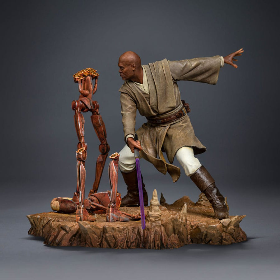 Star Wars Art Scale Statue 1/10 Mace Windu 18 cm - The Happy Toy Store