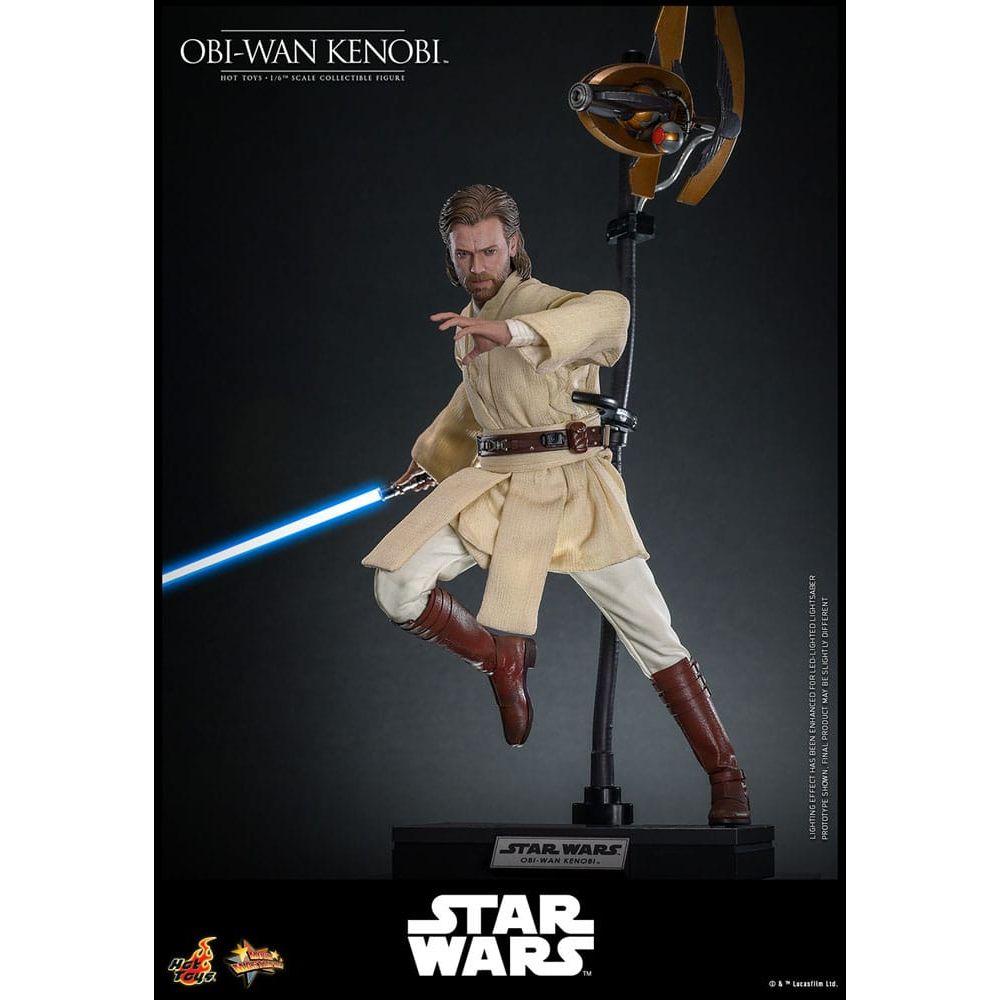 Star Wars: Episode II - Attack of the Clones Action Figure 1/6 Obi - Wan Kenobi 31 cm - The Happy Toy Store