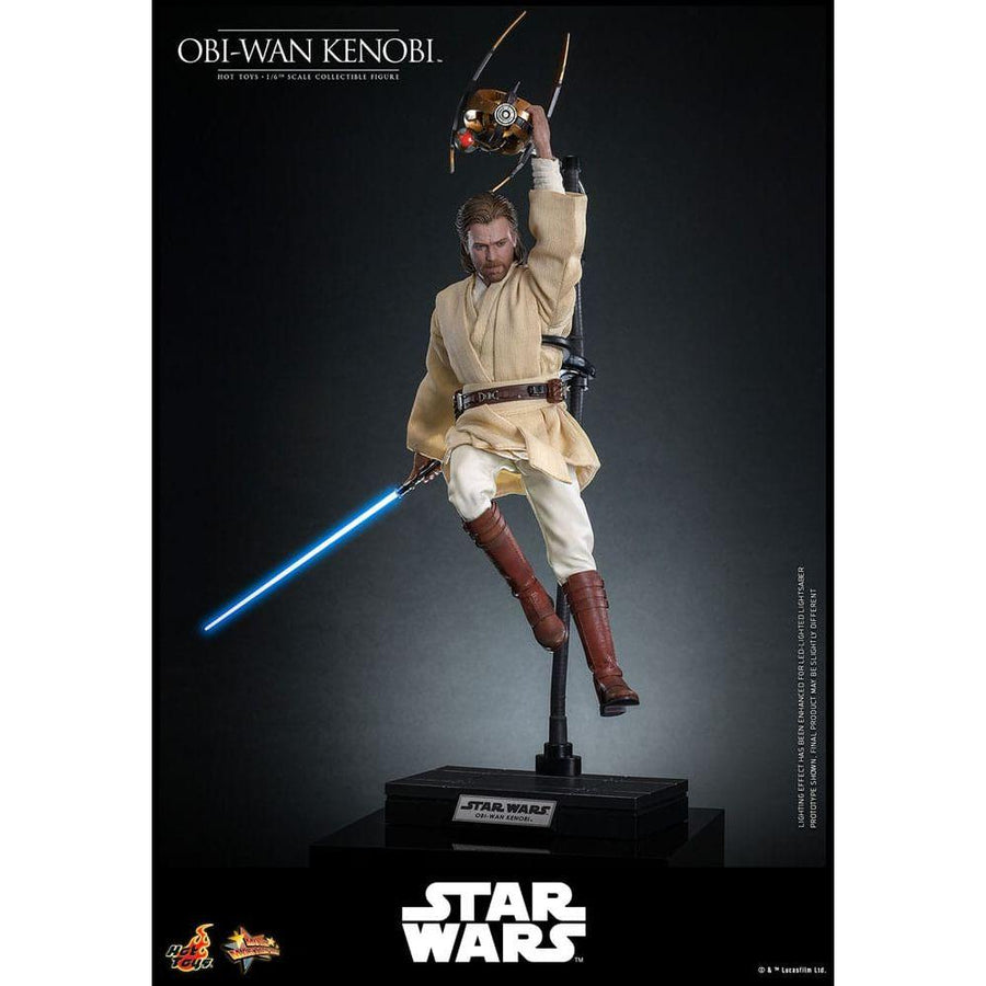 Star Wars: Episode II - Attack of the Clones Action Figure 1/6 Obi - Wan Kenobi 31 cm - The Happy Toy Store