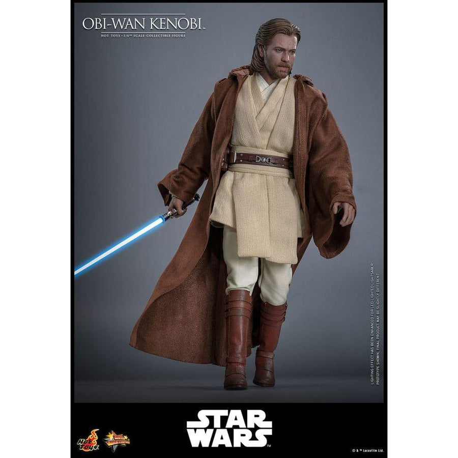Star Wars: Episode II - Attack of the Clones Action Figure 1/6 Obi - Wan Kenobi 31 cm - The Happy Toy Store