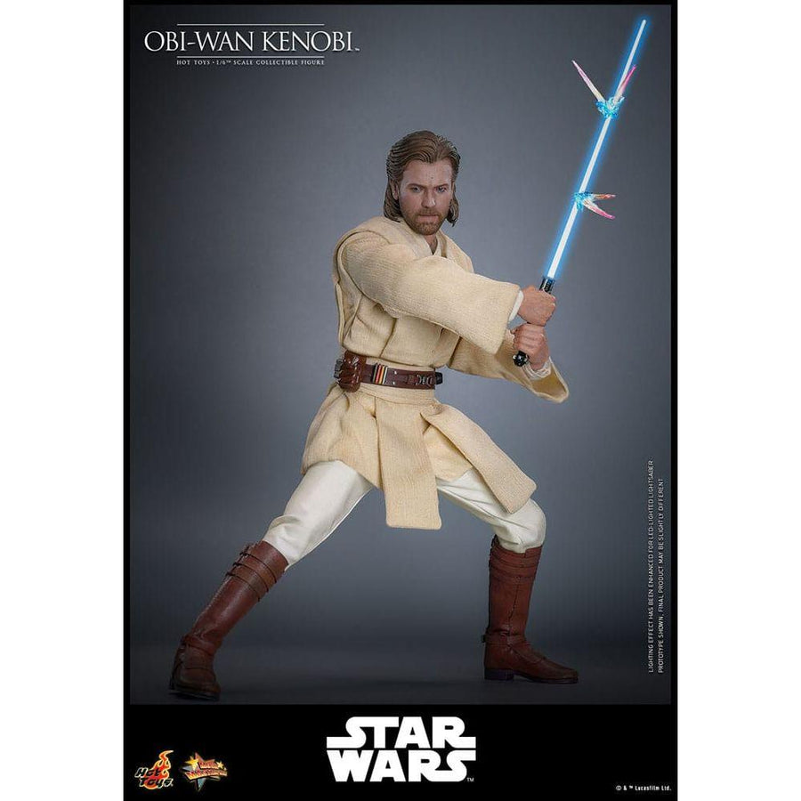 Star Wars: Episode II - Attack of the Clones Action Figure 1/6 Obi - Wan Kenobi 31 cm - The Happy Toy Store