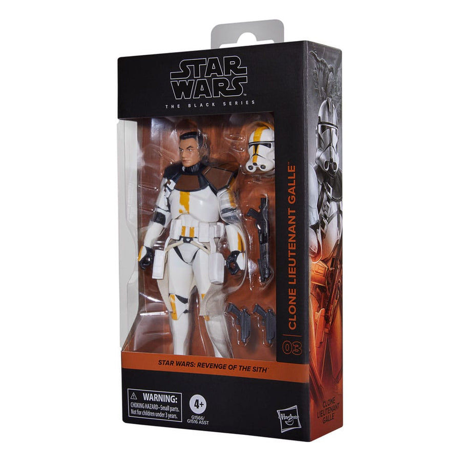 Star Wars Episode III Black Series Action Figure Clone Lieutenant Galle 15 cm - The Happy Toy Store