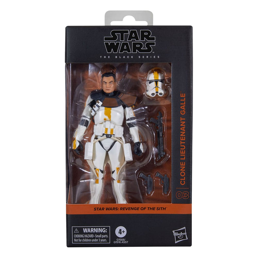 Star Wars Episode III Black Series Action Figure Clone Lieutenant Galle 15 cm - The Happy Toy Store