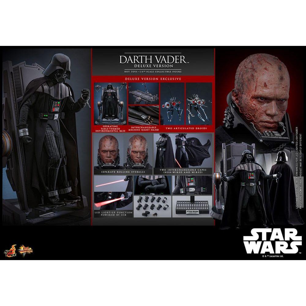 Star Wars: Episode III - Revenge of the Sith Movie Masterpiece Action Figure 1/6 Darth Vader (Deluxe Version) 35 cm - The Happy Toy Store