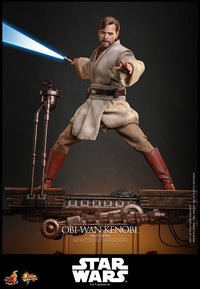 Star Wars: Episode III - Revenge of the Sith Movie Masterpiece Action Figure 1/6 Obi - Wan Kenobi (Mustafar) 31 cm - The Happy Toy Store