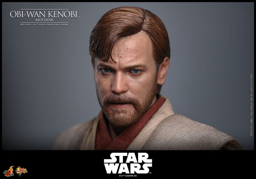 Star Wars: Episode III - Revenge of the Sith Movie Masterpiece Action Figure 1/6 Obi - Wan Kenobi (Mustafar) 31 cm - The Happy Toy Store