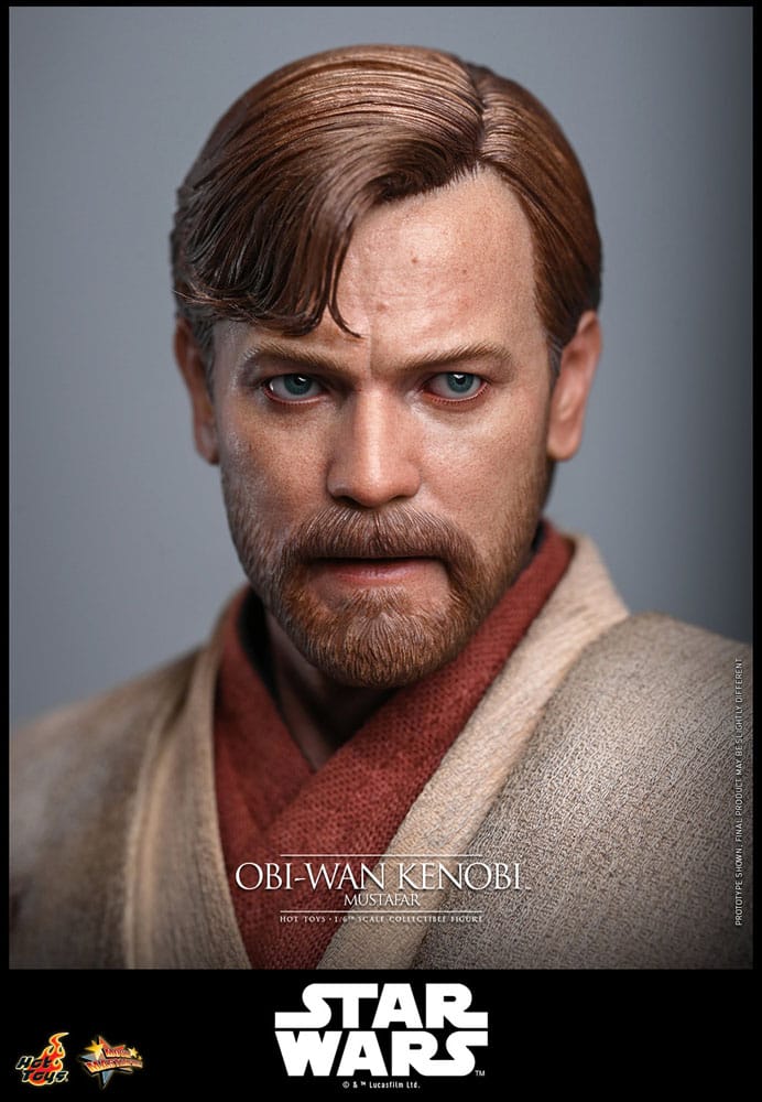 Star Wars: Episode III - Revenge of the Sith Movie Masterpiece Action Figure 1/6 Obi - Wan Kenobi (Mustafar) 31 cm - The Happy Toy Store