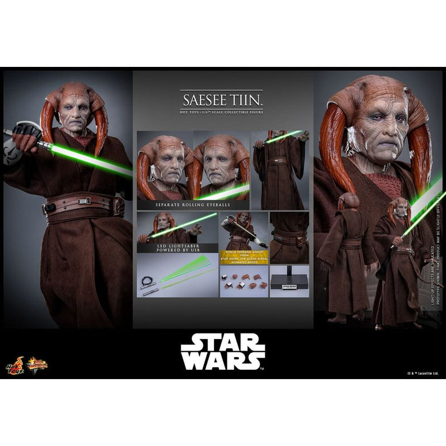 Star Wars: Episode III - Revenge of the Sith Movie Masterpiece Action Figure 1/6 Saesee Tiin 31 cm - The Happy Toy Store