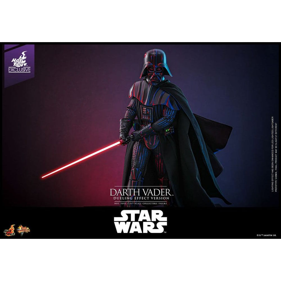 Star Wars Movie Masterpiece Action Figure 1/6 Darth Vader (Dueling Effect Version) Hot Toys Exclusive 35 cm - The Happy Toy Store
