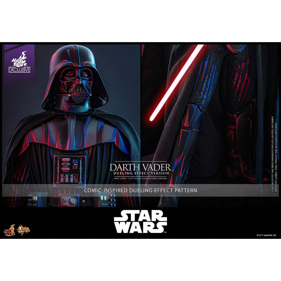 Star Wars Movie Masterpiece Action Figure 1/6 Darth Vader (Dueling Effect Version) Hot Toys Exclusive 35 cm - The Happy Toy Store