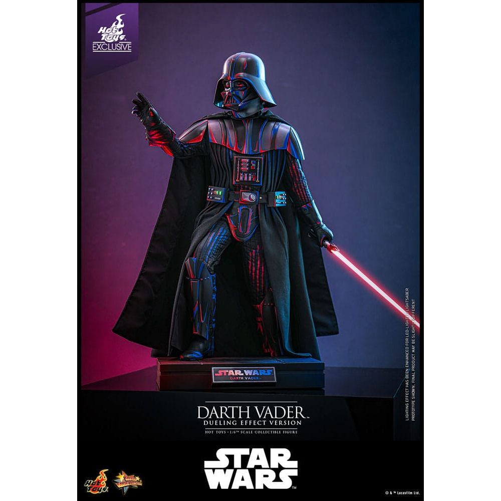 Star Wars Movie Masterpiece Action Figure 1/6 Darth Vader (Dueling Effect Version) Hot Toys Exclusive 35 cm - The Happy Toy Store