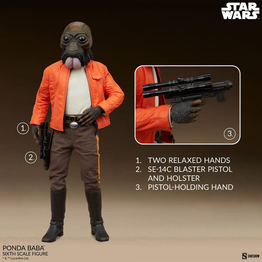 Star Wars Scum & Villainy Action Figure 1/6 Ponda Baba 30 cm - The Happy Toy Store