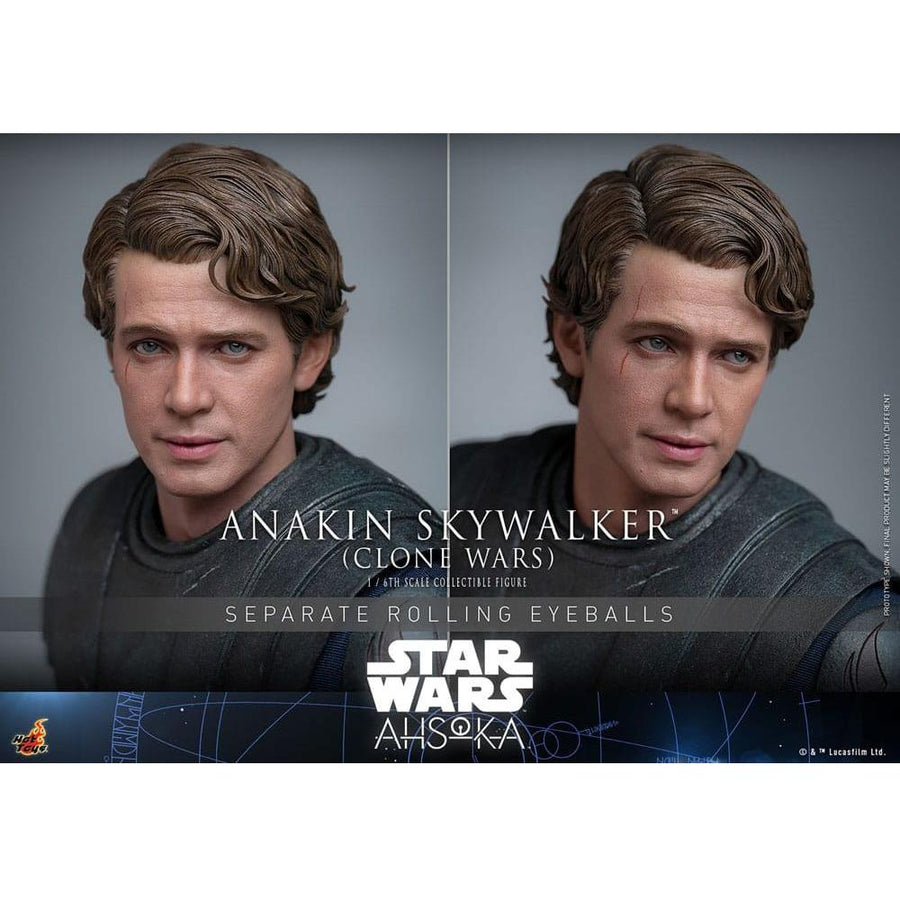 Star Wars: The Clone Wars Action Figure 1/6 Anakin Skywalker 31 cm - The Happy Toy Store