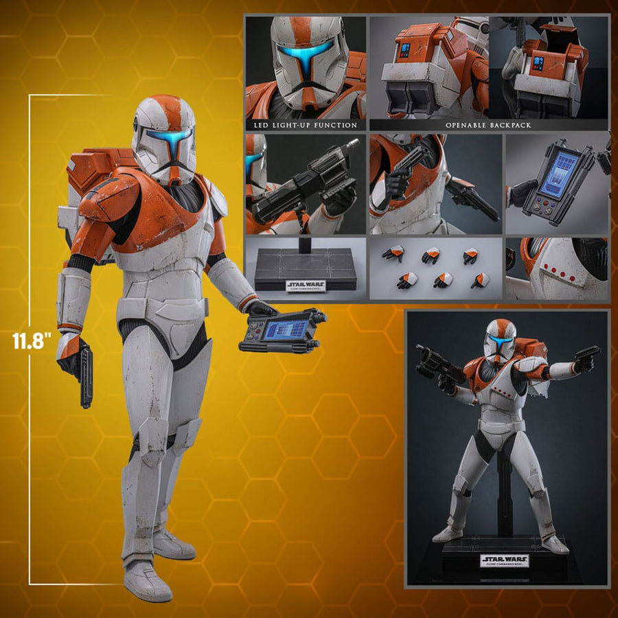 Star Wars: The Clone Wars Action Figure 1/6 Clone Commando Boss Hot Toys Exclusive 30 cm - The Happy Toy Store
