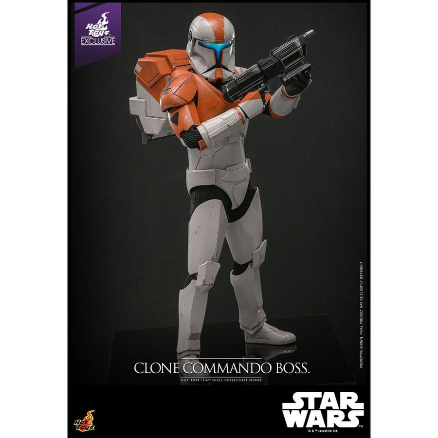 Star Wars: The Clone Wars Action Figure 1/6 Clone Commando Boss Hot Toys Exclusive 30 cm - The Happy Toy Store
