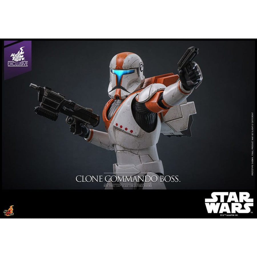 Star Wars: The Clone Wars Action Figure 1/6 Clone Commando Boss Hot Toys Exclusive 30 cm - The Happy Toy Store