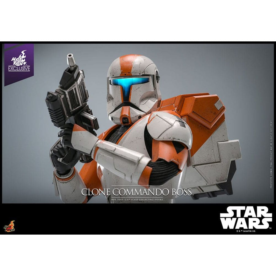 Star Wars: The Clone Wars Action Figure 1/6 Clone Commando Boss Hot Toys Exclusive 30 cm - The Happy Toy Store