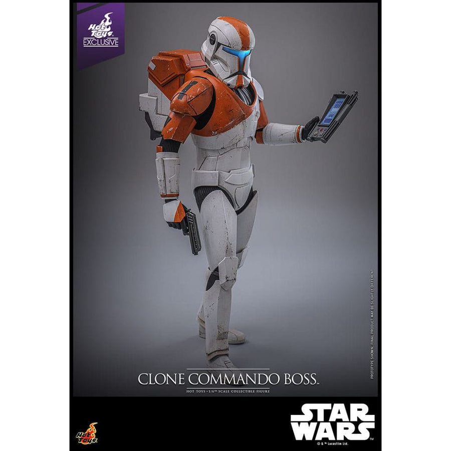Star Wars: The Clone Wars Action Figure 1/6 Clone Commando Boss Hot Toys Exclusive 30 cm - The Happy Toy Store